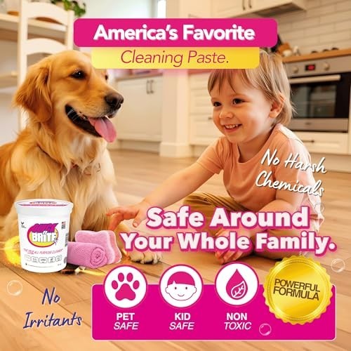 All-Purpose Cleaning Paste – Tough Stain Remover, Biodegradable, Non-Toxic, Pet-