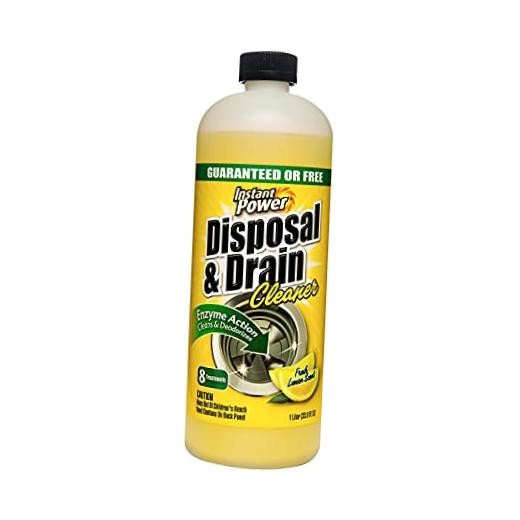 Disposal and Drain Cleaner – Liquid Enzyme Clog 33.8 Fl Oz (Pack of 1)