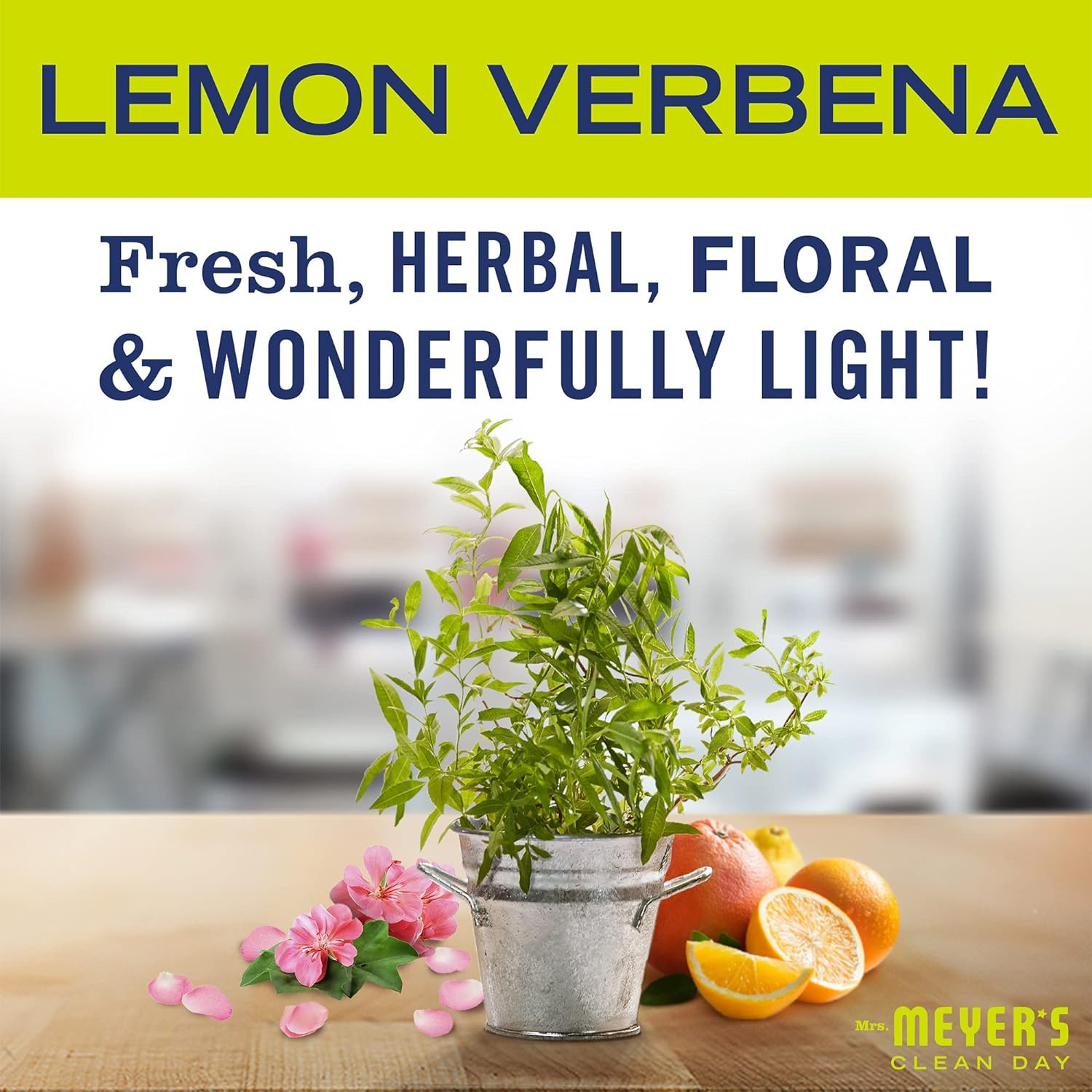 Mrs Meyer’s Clean Day Lemon Verbena Multi Surface Cleaner 16 Fl Oz