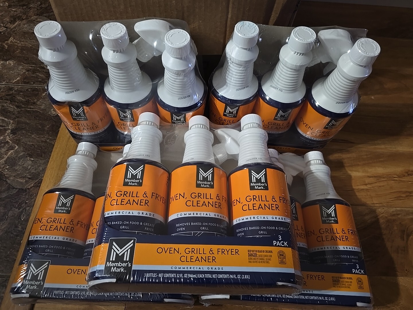 Members Mark Oven, Grill, & Fryer Cleaner Commercial Grade 3pks