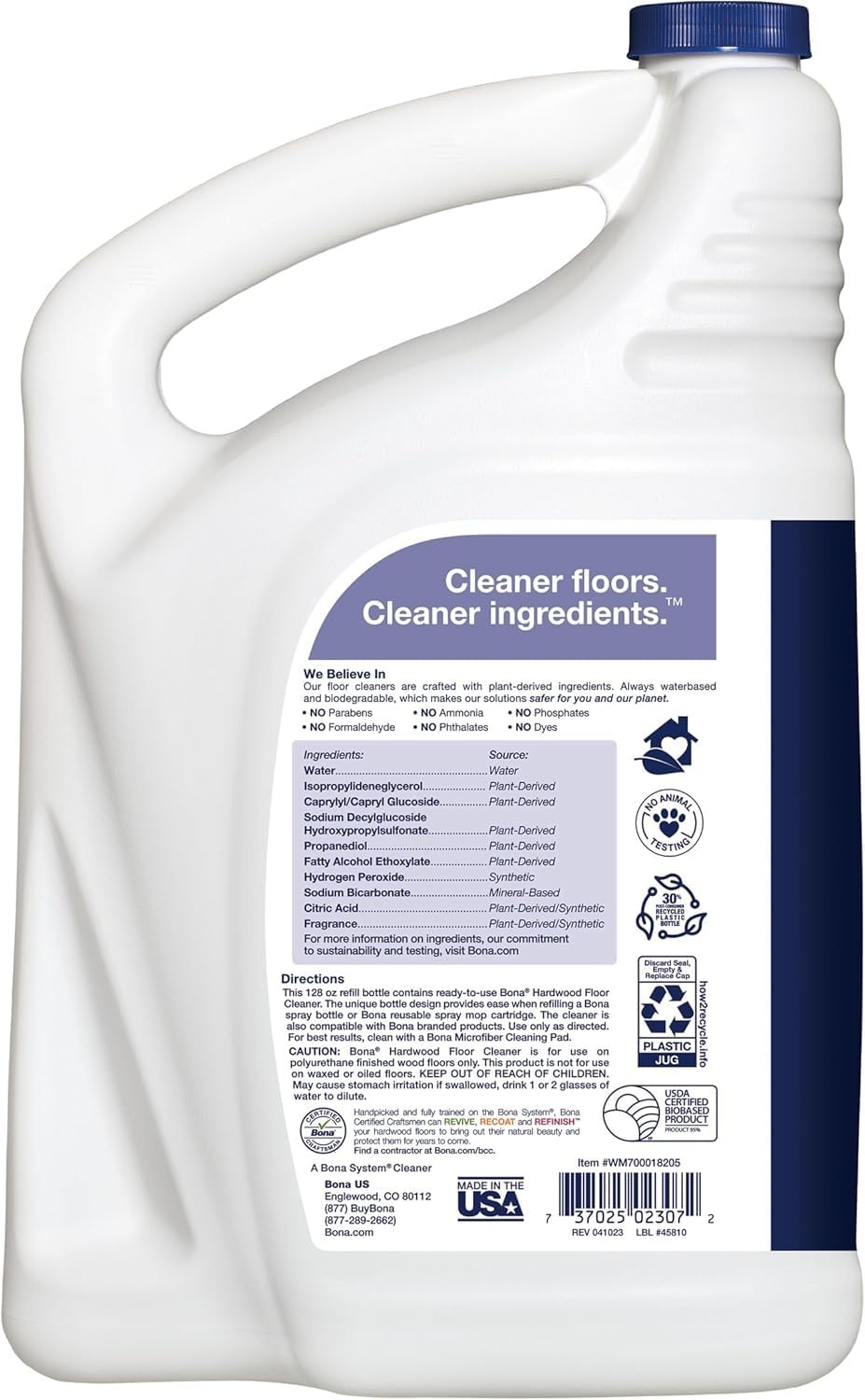 Bona Hardwood Floor Cleaner Refill Lavender Thyme 128oz