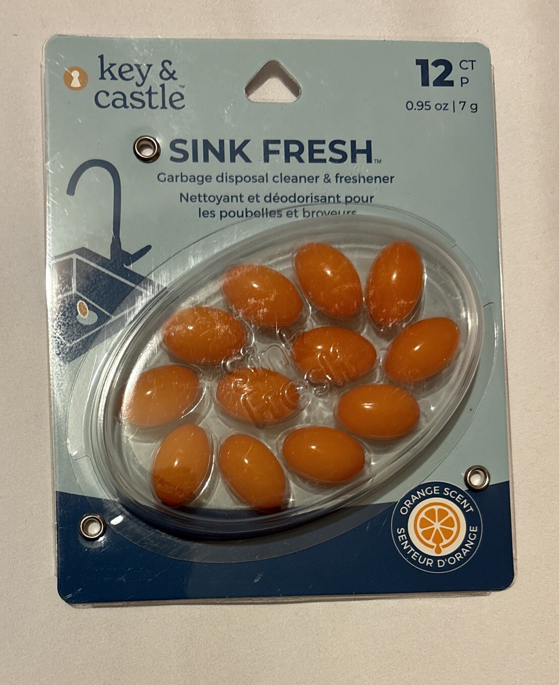 Sink Fresh Orange Garbage Disposal Cleaner Deodorizer…4 Packs