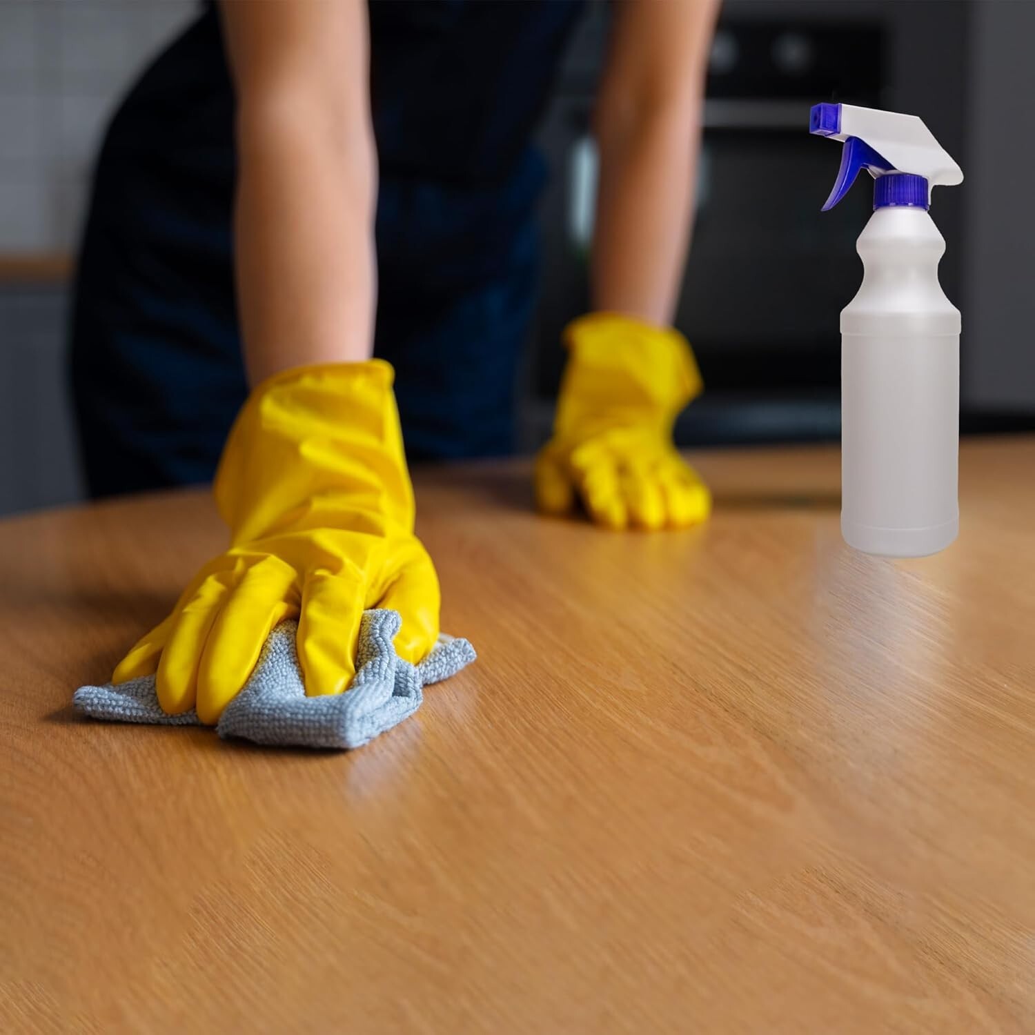 Spray Bottles (4 Pack, 16 Oz), Refillable Heavy Duty Spraying Bottle