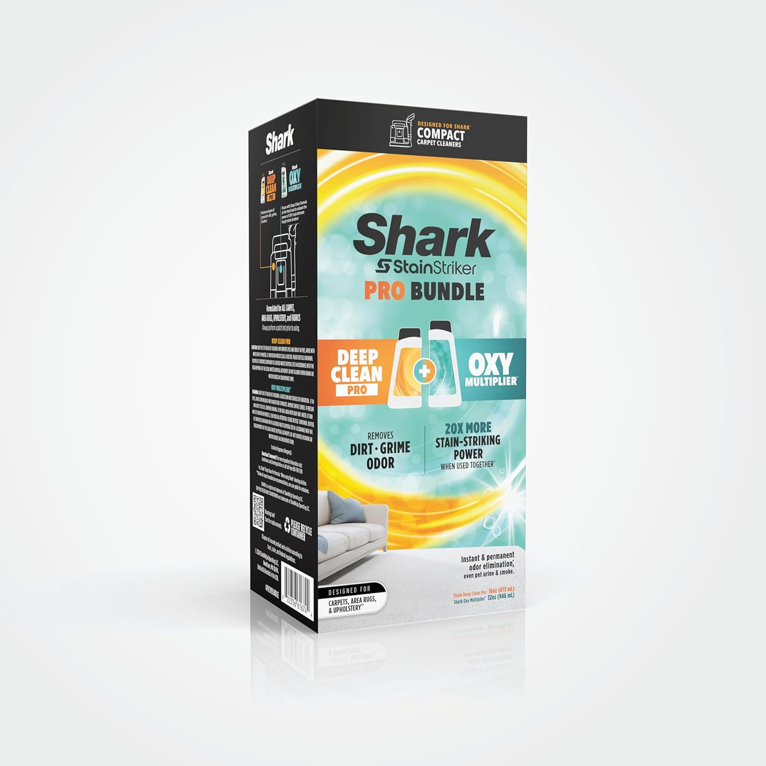 Shark Stainstriker Cleaning Solution for Portable Cleaners, Carpet and Area Rug
