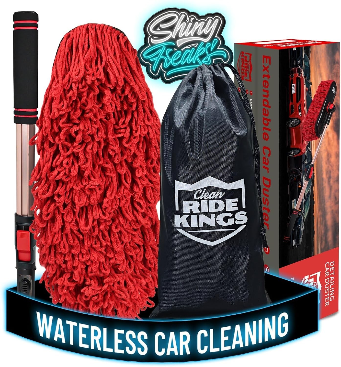 Car Cleaning Supplies Duster Exterior Scratch Free Soft Brush Kit Truck SUV RV