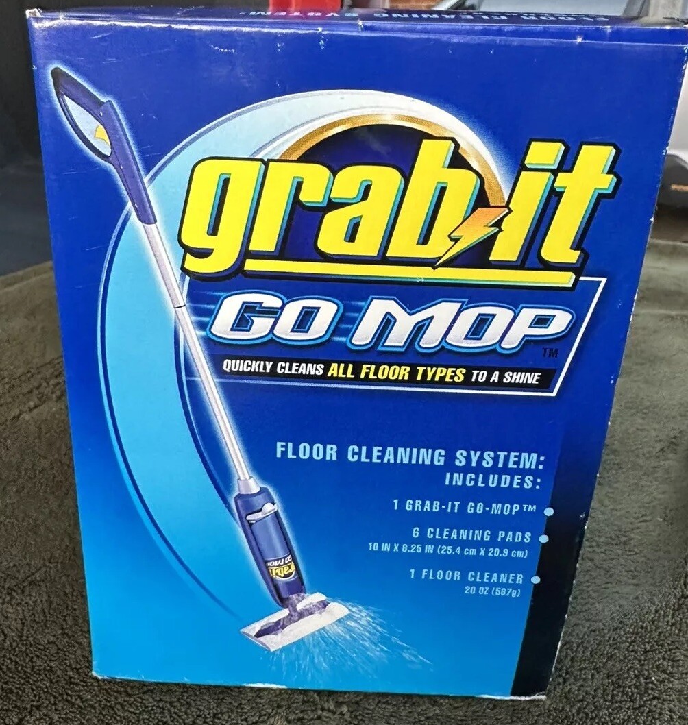 Discontinued GRAB IT GO MOP Mopping Floor Cleaning System Refill Pads