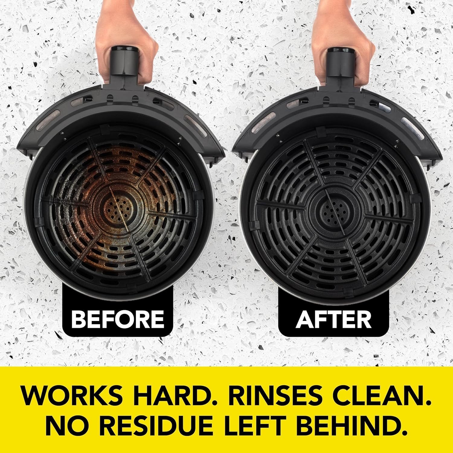 Foaming Air Fryer Cleaning Kit, Cleaner & Degreaser for Ceramic Baskets & Tra…