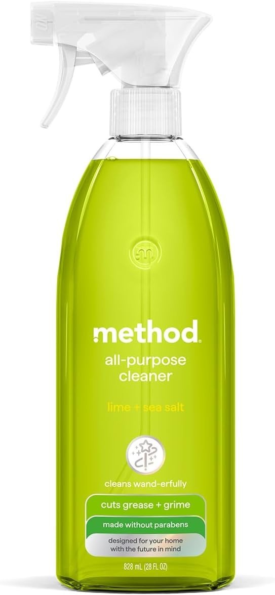 Method All-Purpose Cleaner Spray, Lime + Sea Salt Cuts Grease & Grime 28 fl oz.