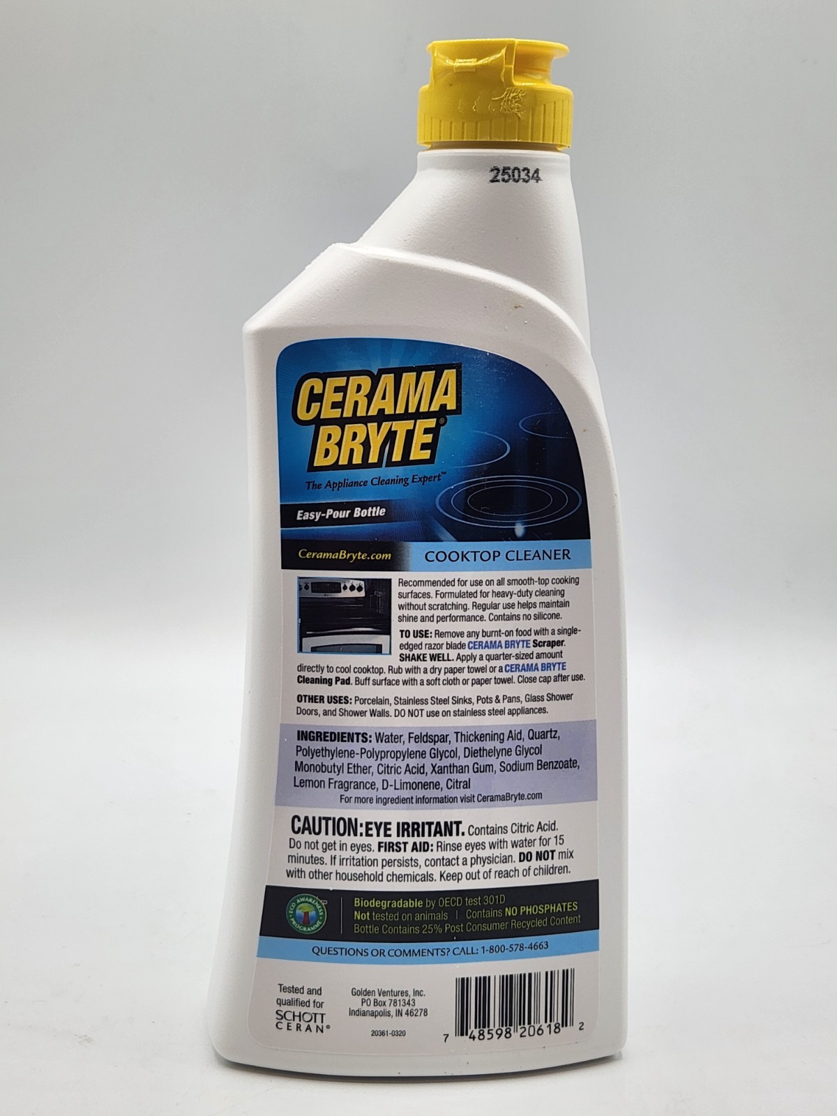 Cerama Bryte Cooktop Cleaner, 2-Pack, 18 oz each, New