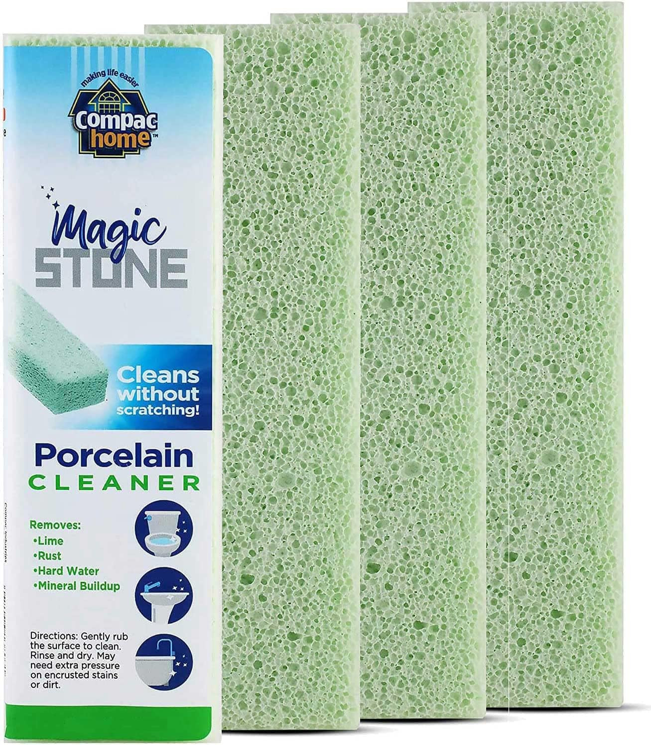 Magic-Stone Porcelain Cleaning Stick – Toilet Bowl Cleaner, Handy Toilet Cleaner