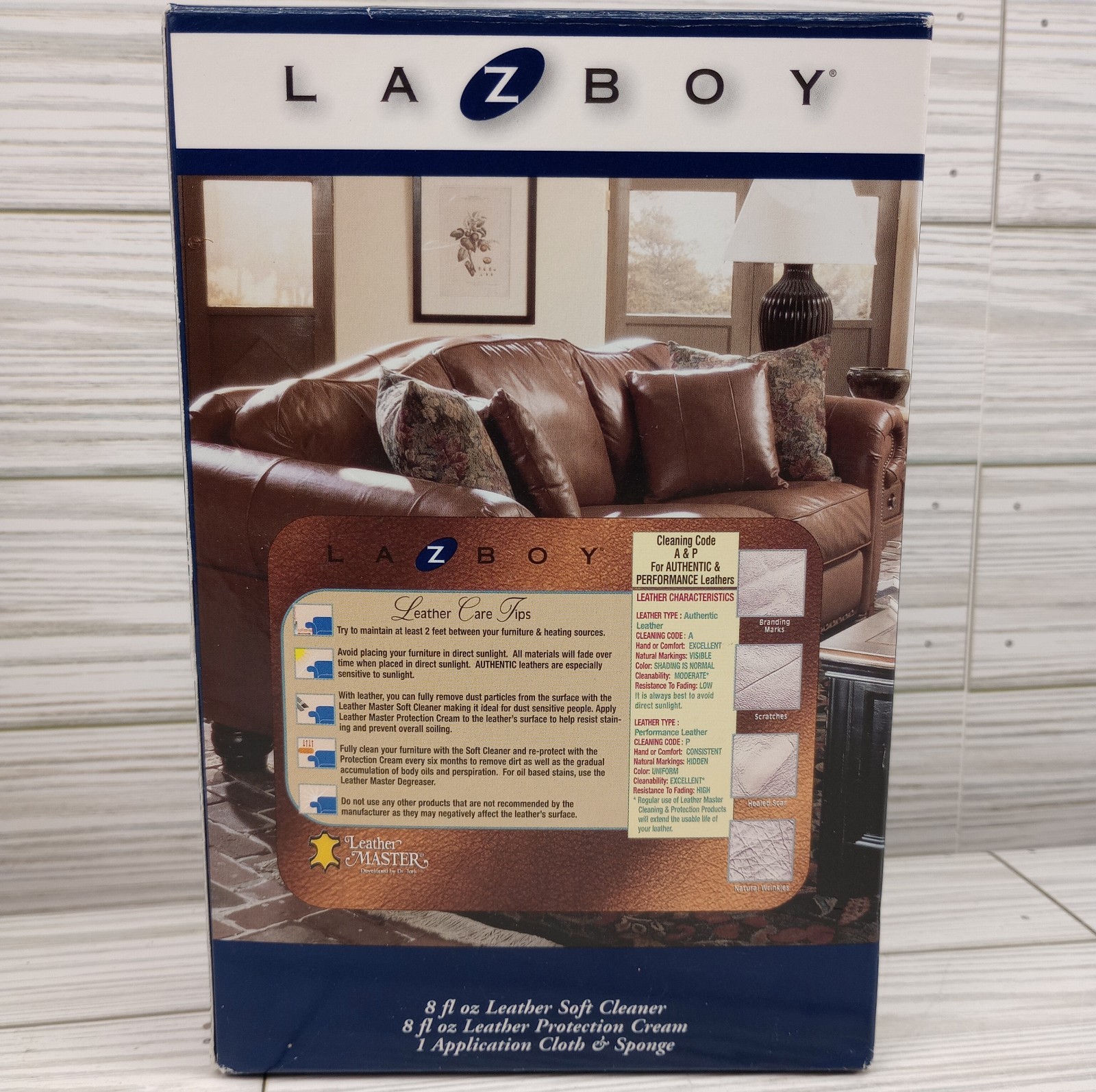 La-Z-Boy Stainsafe Leather Master Leather Protection Clean Program New Sealed
