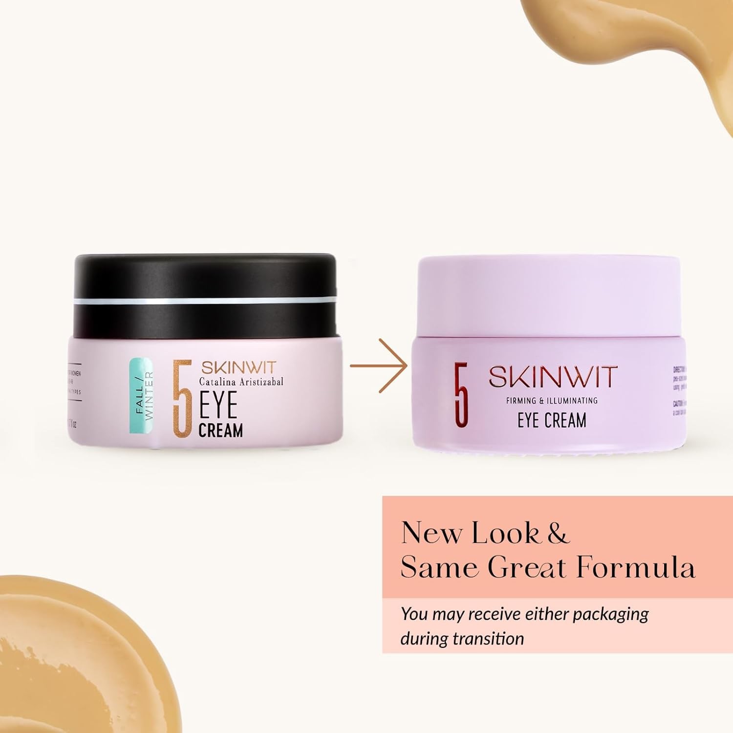 SKINWIT Under Eye Cream Anti Aging – Retinol, EGF, Hyaluronic Acid & Peptides