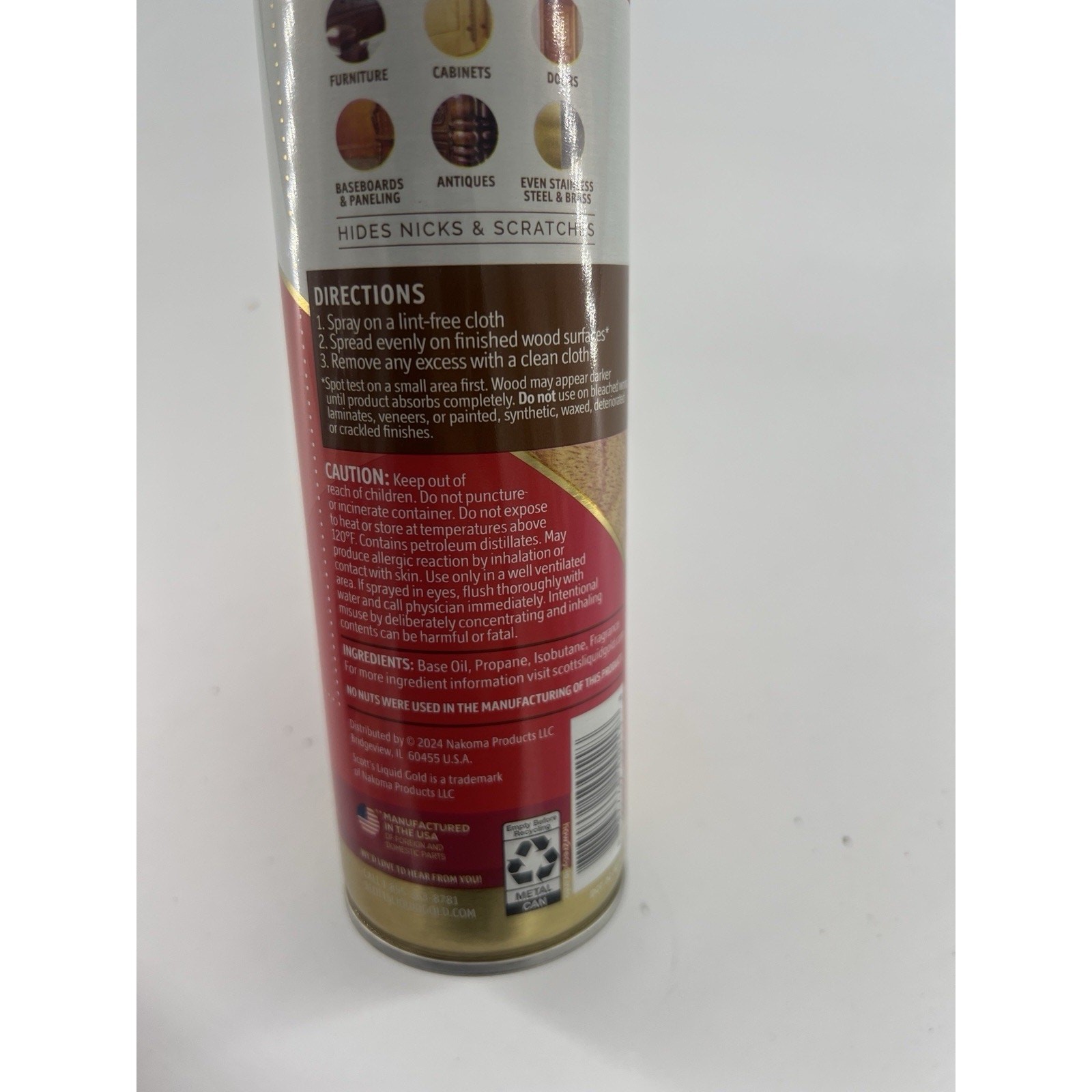Scotts Liquid Gold wood Care Natural Oil Cleaner Nourisher Cleaning