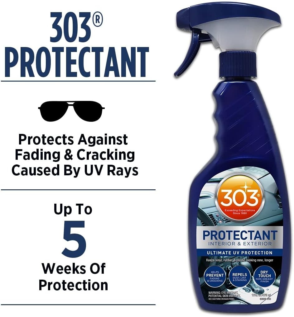 Automotive Protectant Spray – Helps Prevent Fading & Cracking, Repels Dust, L…