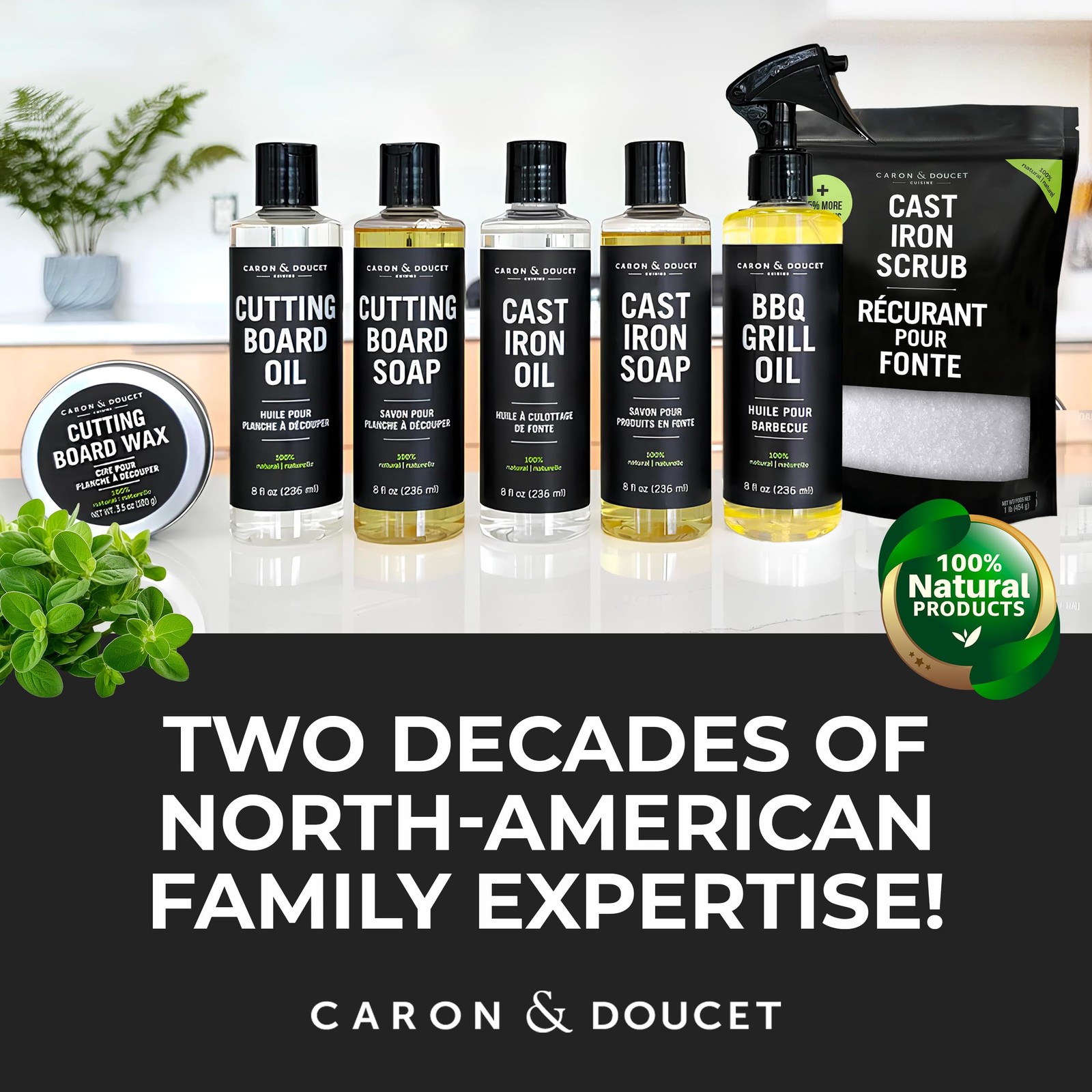 – New Ultimate Cast Iron Set: Seasoning Oil, Cleaning Soap & Restoring Scrub …