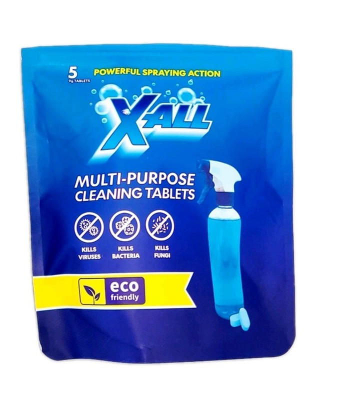 X-ALL Multi-Purpose Cleaner – 5x Cleaning Tablets, Refills Tablets.