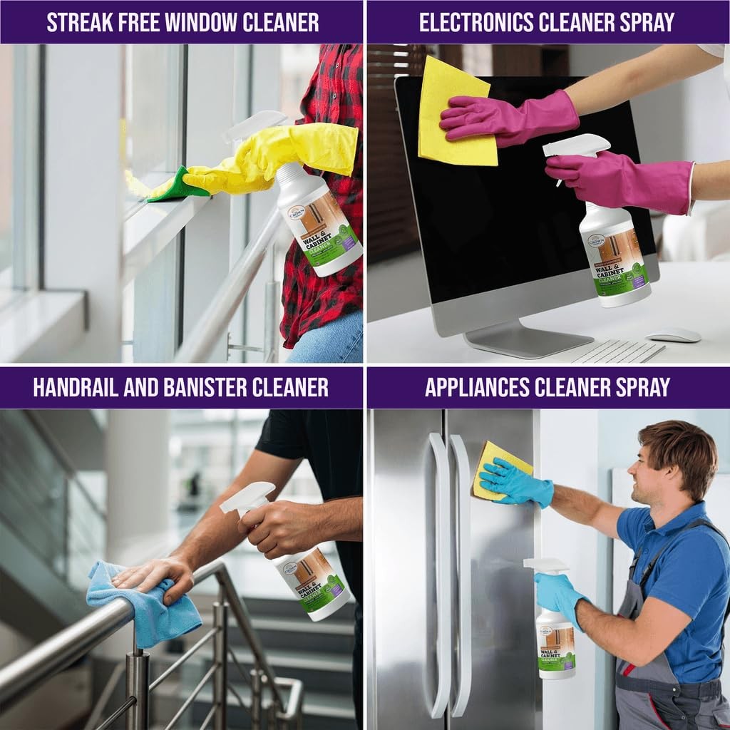 Multipurpose Lavender Wall Cleaner Spray – 24oz Stain Remover for Home Surfaces