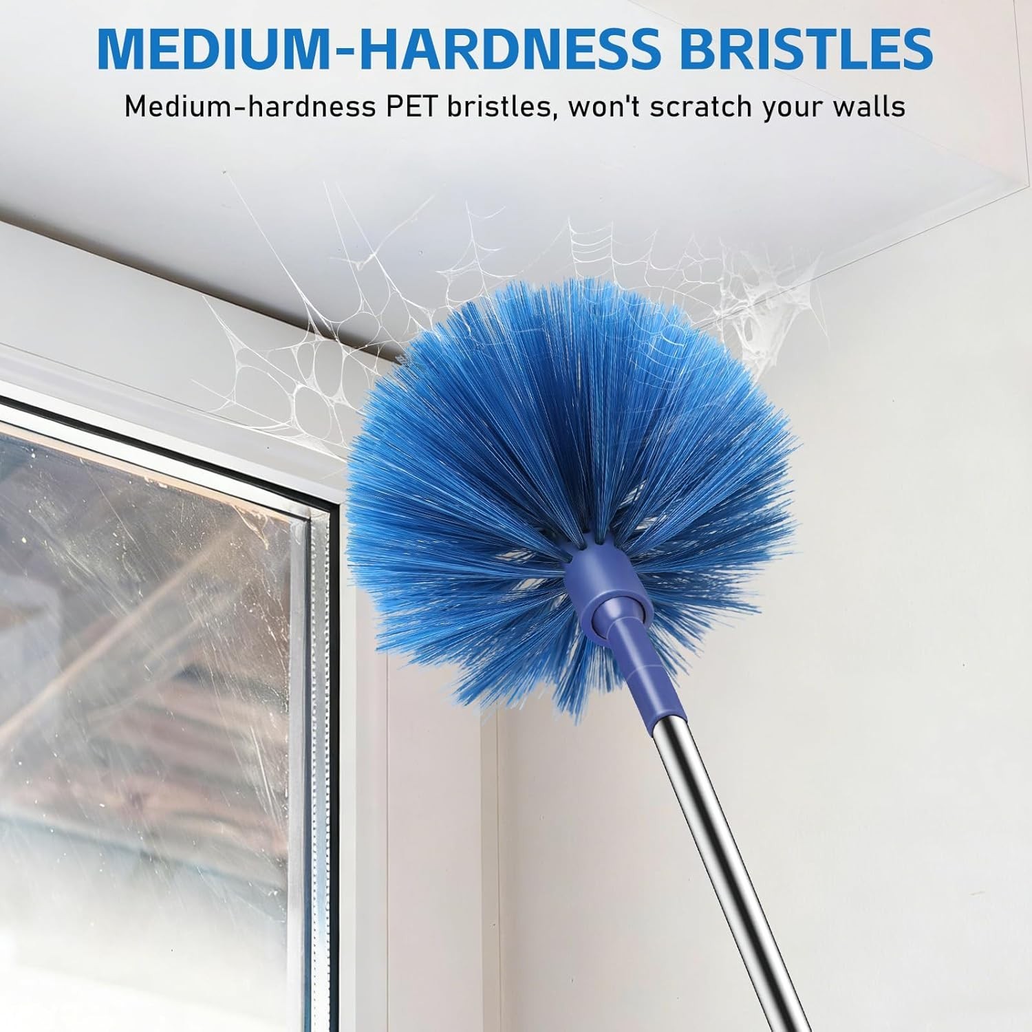 Cobweb Duster with Extension Pole, Retractable Dusters for Cobweb Cleaning 81…