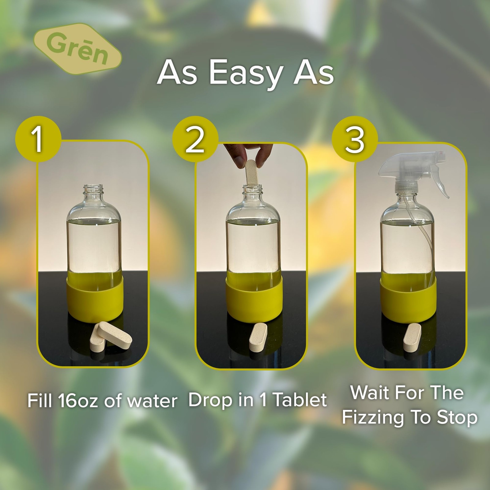 Gren Multi Surface Cleaner, all purpose cleaner refill Tablets, animal friendly