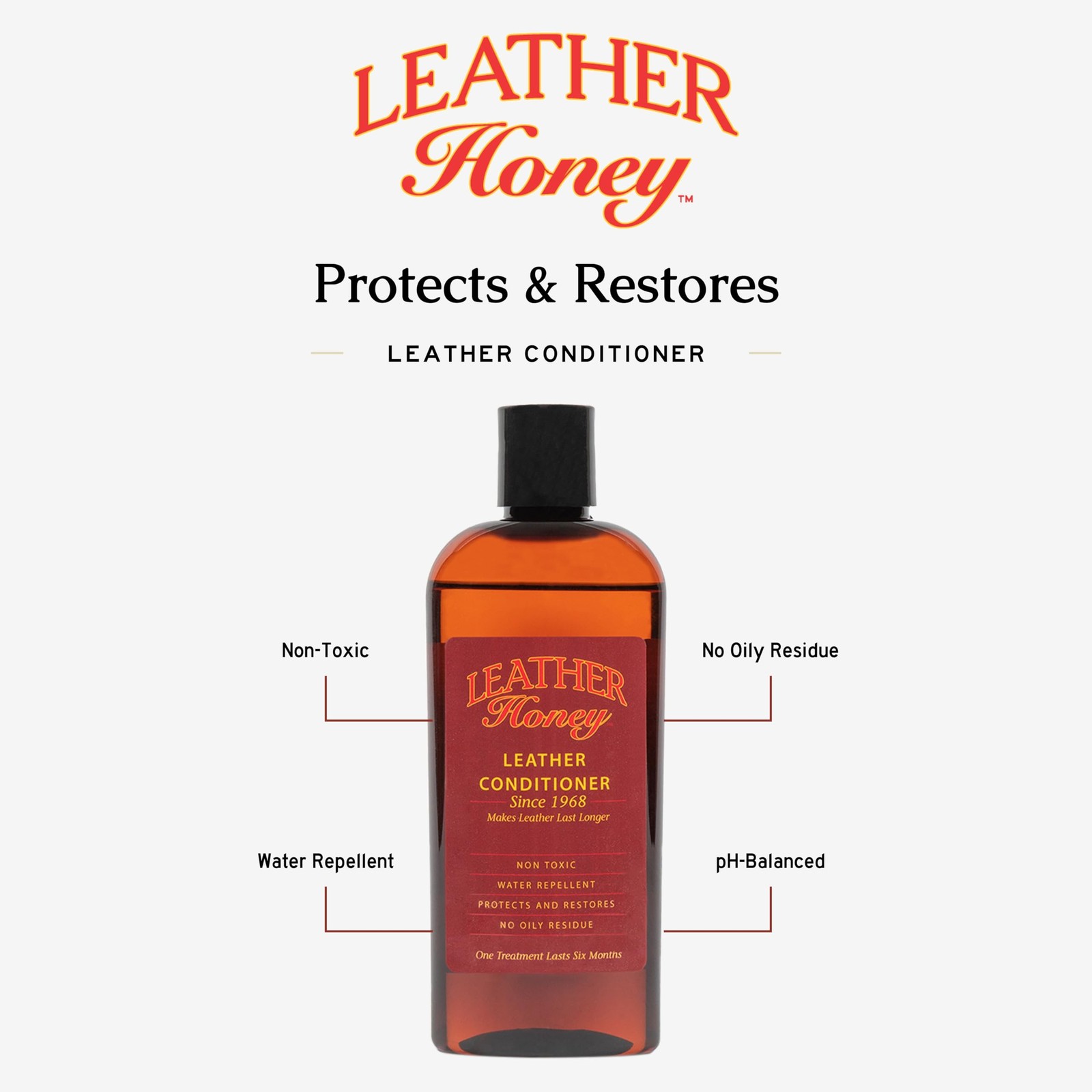 Leather Honey Conditioner, Since 1968. for All 8 Fl Oz (Pack of 1)