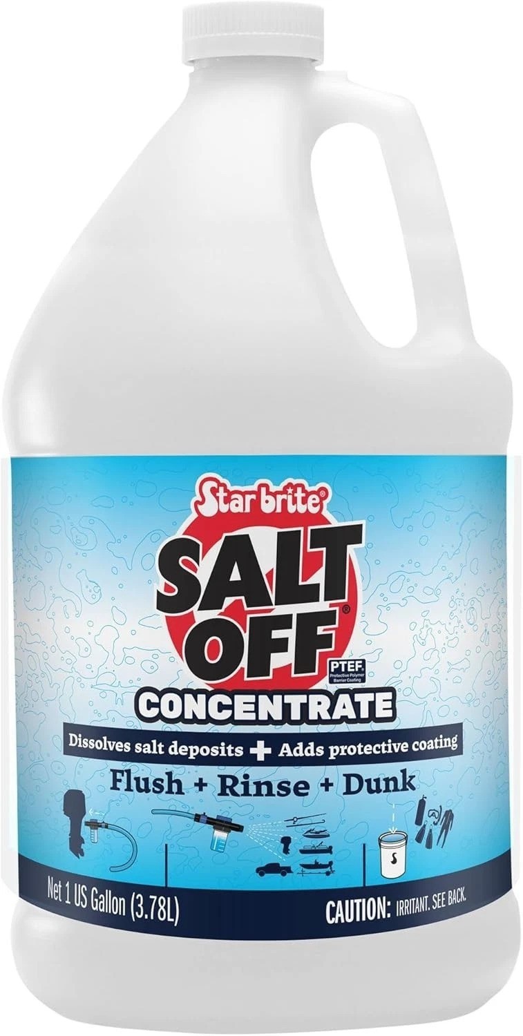 Salt Off Concentrate Salt & Engine Flush 128 OZ Gallon for Boats, Vehicles, T…