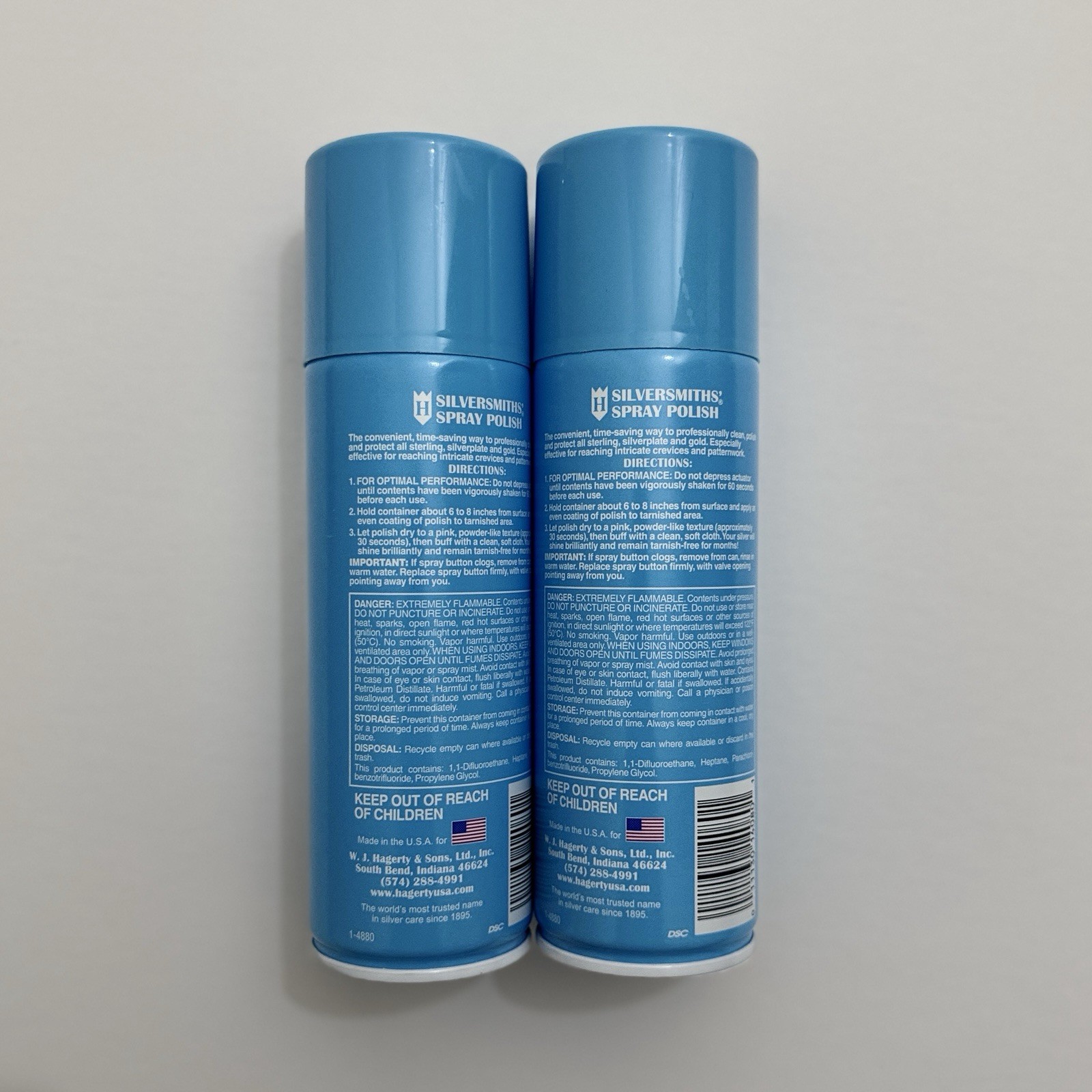 Hagerty Polish Unscented Aerosol 8.5 Oz Lot Of 2