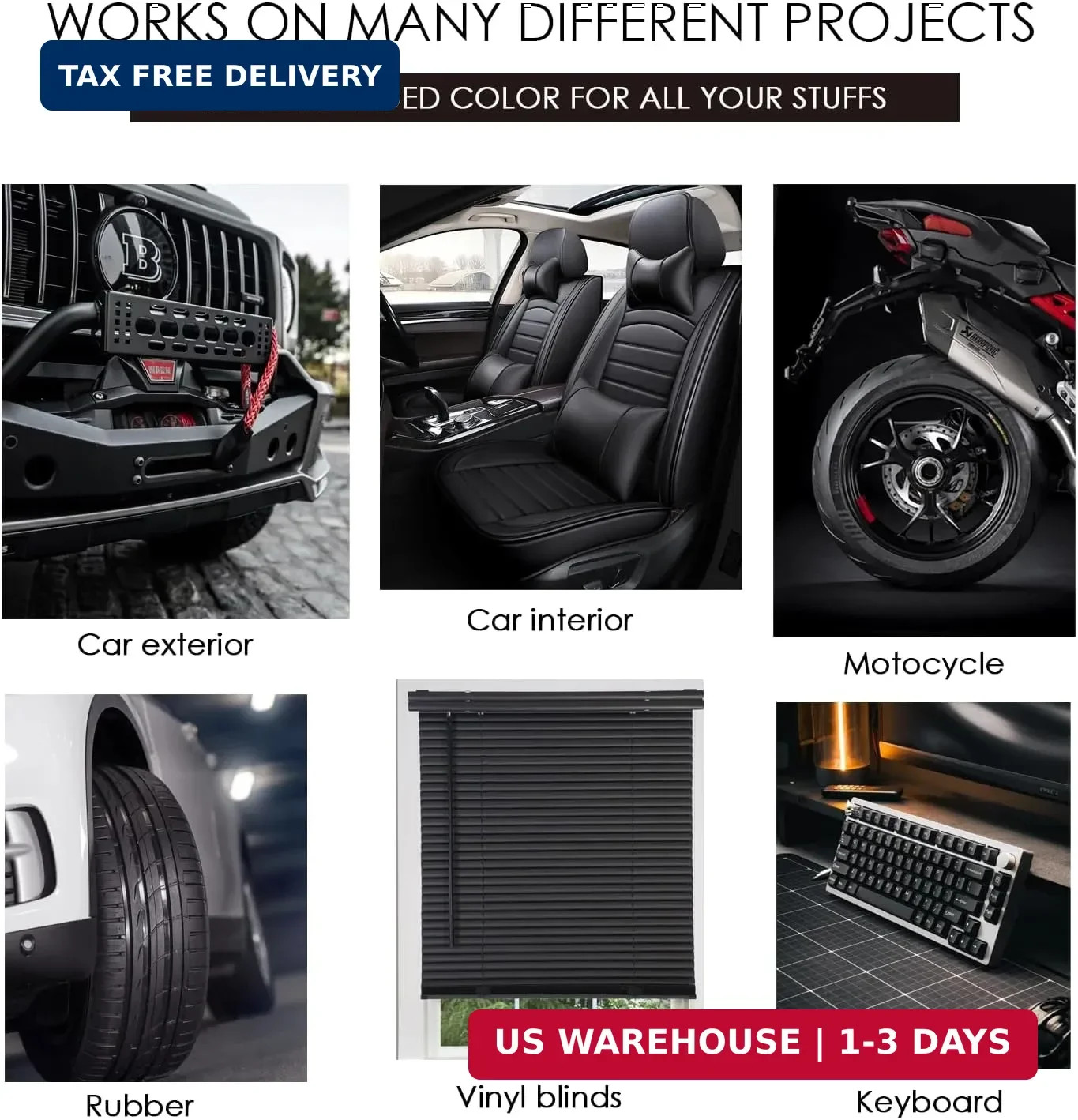 Black Trim Restorer, Plastic Restorer for Cars Restore Faded Bumpers, Plasti…