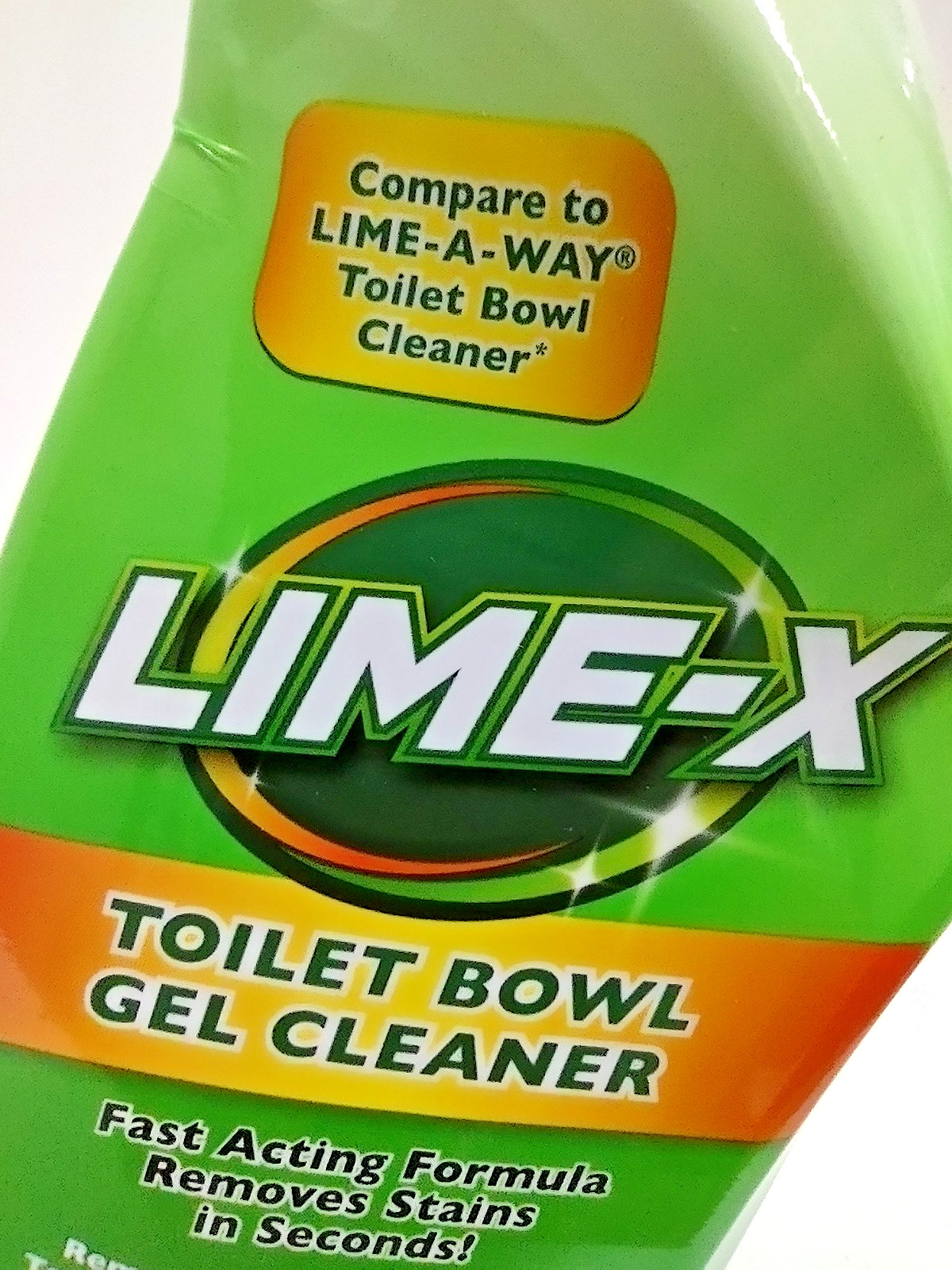 ( 4 ) Lime-x Liquid Toilet Bowl Gel Cleaner, Removes Lime Calcium Rust 16 oz Ea