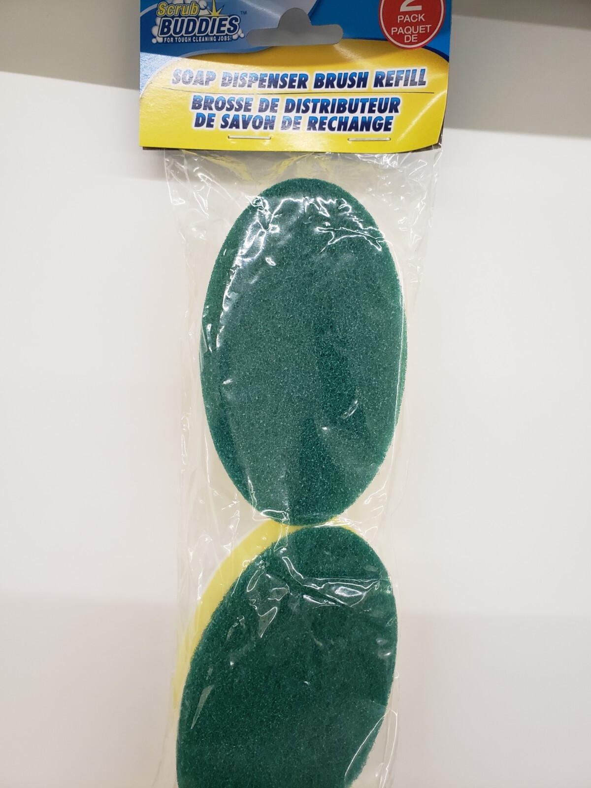 Scrub Buddies Soap Dispenser Brush Refill 2 pack – New in package kitchen 