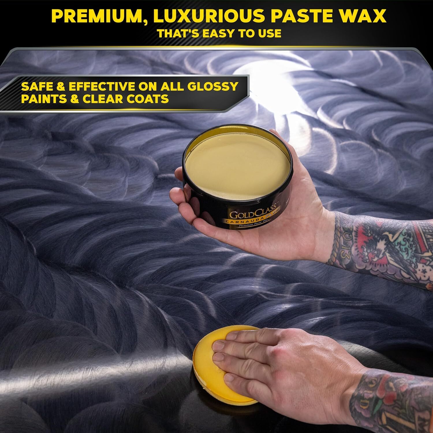Meguiar’s GOLD CLASS CARNAUBA PLUS Premium Paste Car Wax HIGH QUALITY Brand New