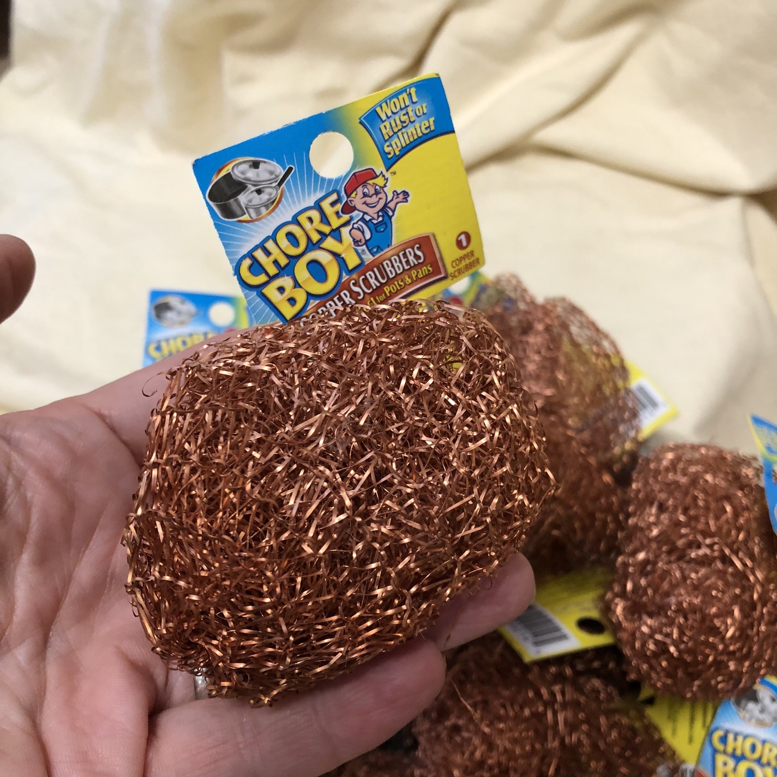 Lot of 18 CHORE BOY Copper Scrubbers NWT No Box