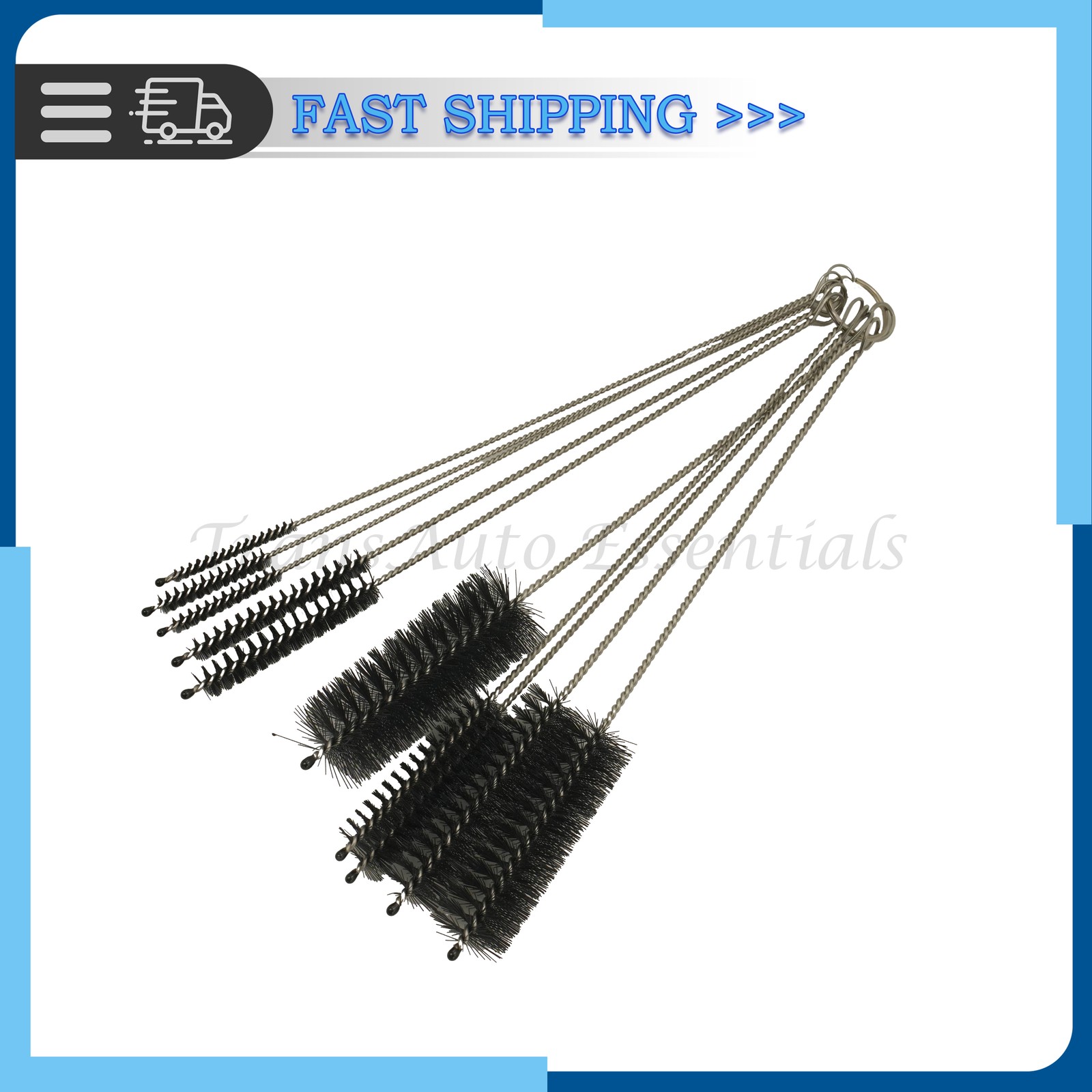 10PCS Set Nylon Small Long Cleaning Straw Brush Cleaner Bottle Tube Pipe US