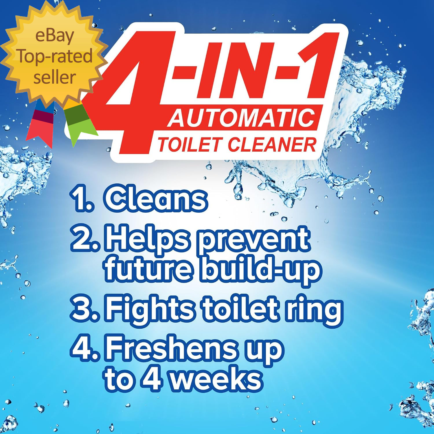 4-In-1 Rim Hanger Toilet Bowl Cleaner Lavender 2 Count in unique style