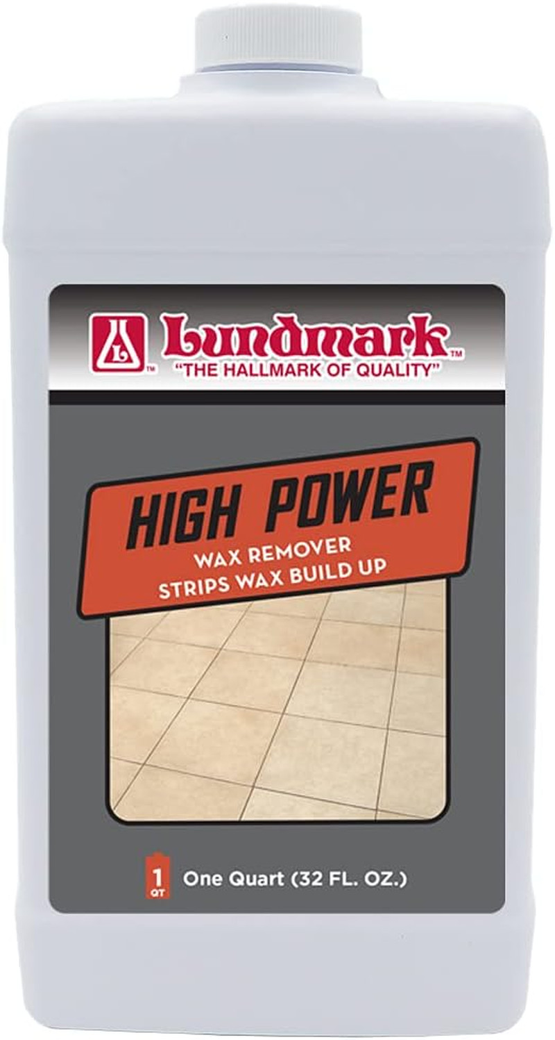 Lundmark High Power Wax Remover, Commercial Strength Floor Wax Stripper, 32-O…