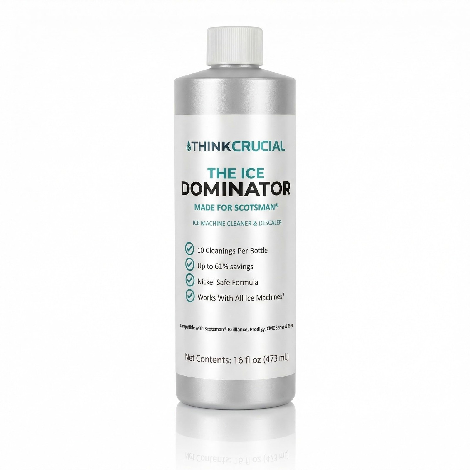 Ice Machine Cleaner & Descaler – THE ICE DOMINATOR – 10 Cleanings – with Scot…