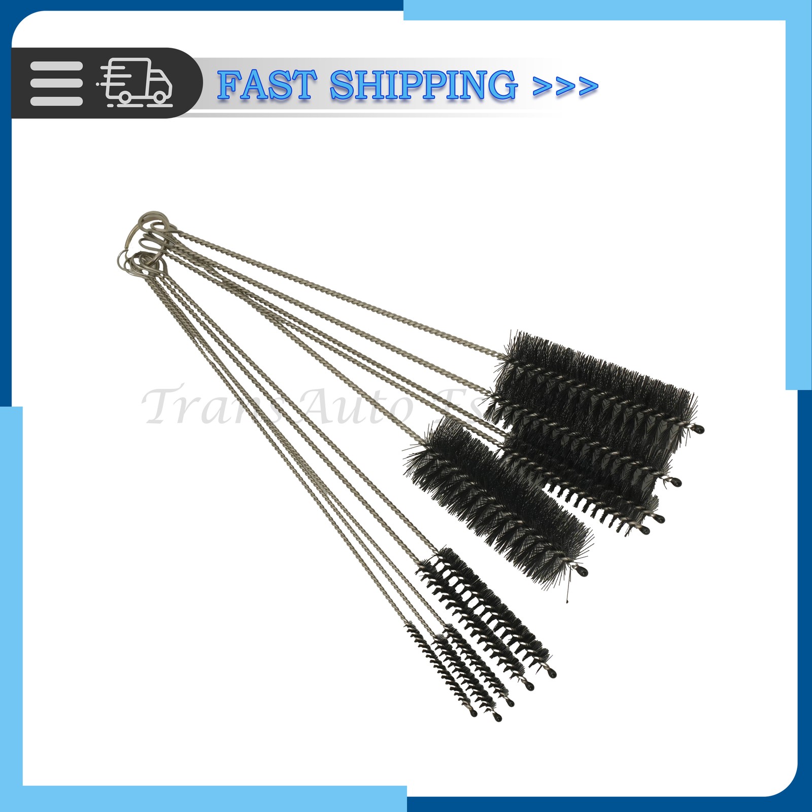 10PCS Set Nylon Small Long Cleaning Straw Brush Cleaner Bottle Tube Pipe US