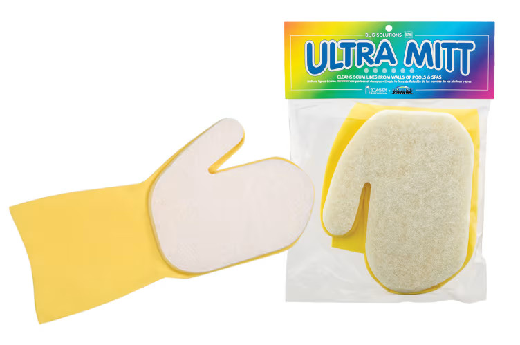 Rola Ultra Mitt Waterproof Latex Glove – for Cleaning water line on Pools & Spas