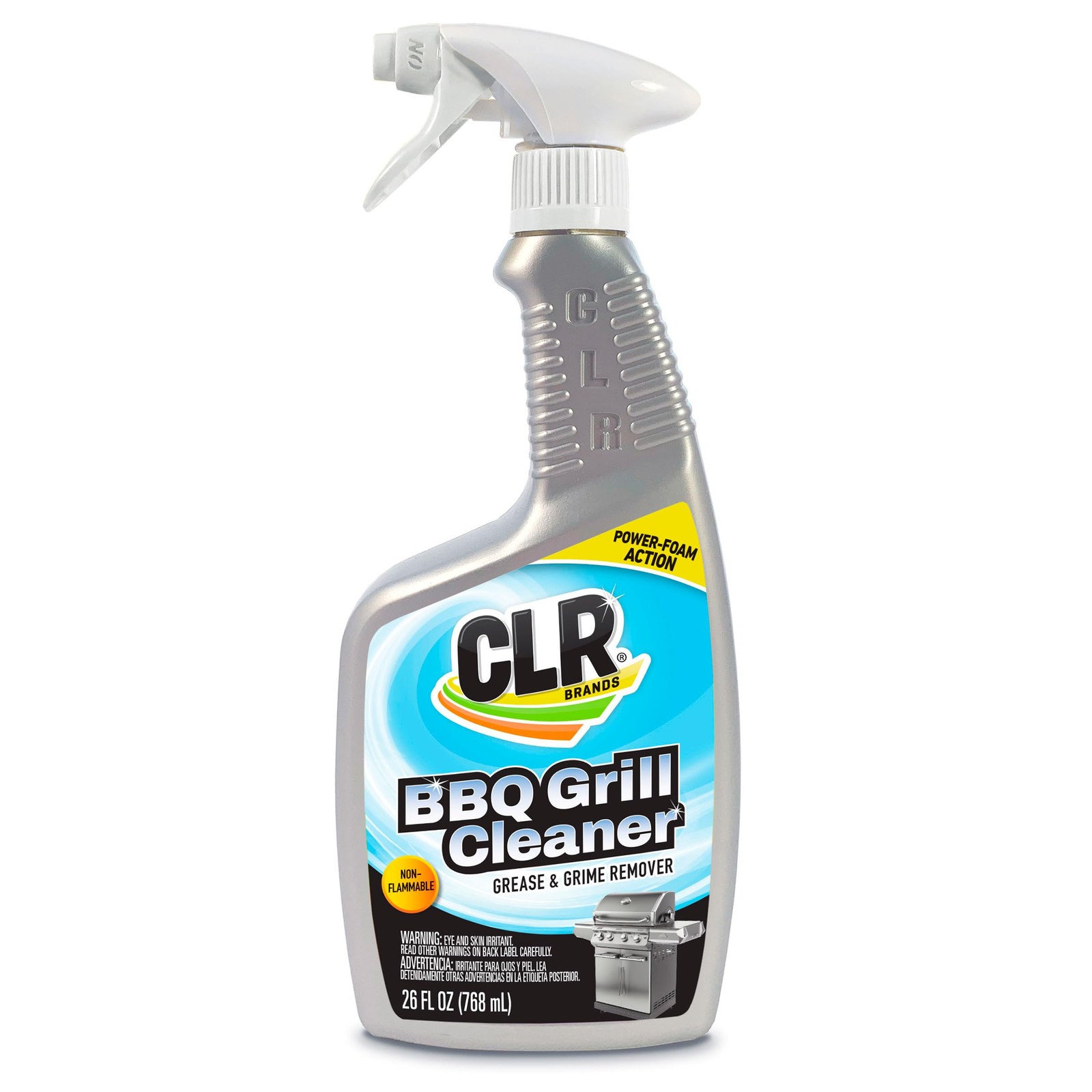 CLR Brands Grill Cleaner and Degreaser Spray, 26 oz. Bottle, BBQ Cleaner Remo…