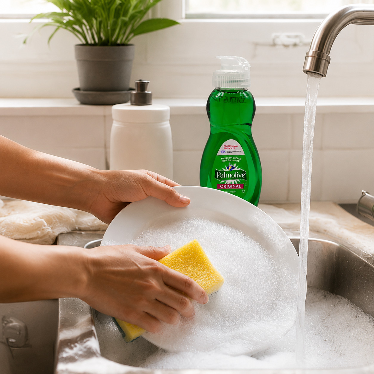 3-Pack Palmolive Original Dish Soap Liquid 3 Oz Bottles Grease Fighting Cleaner