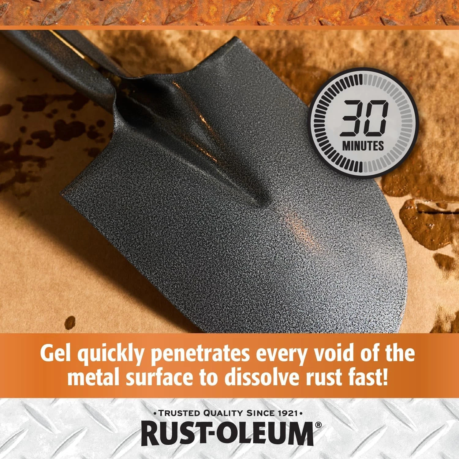 Gel disolvente de óxido en aerosol con gatillo | Eliminador de corrosión de alta