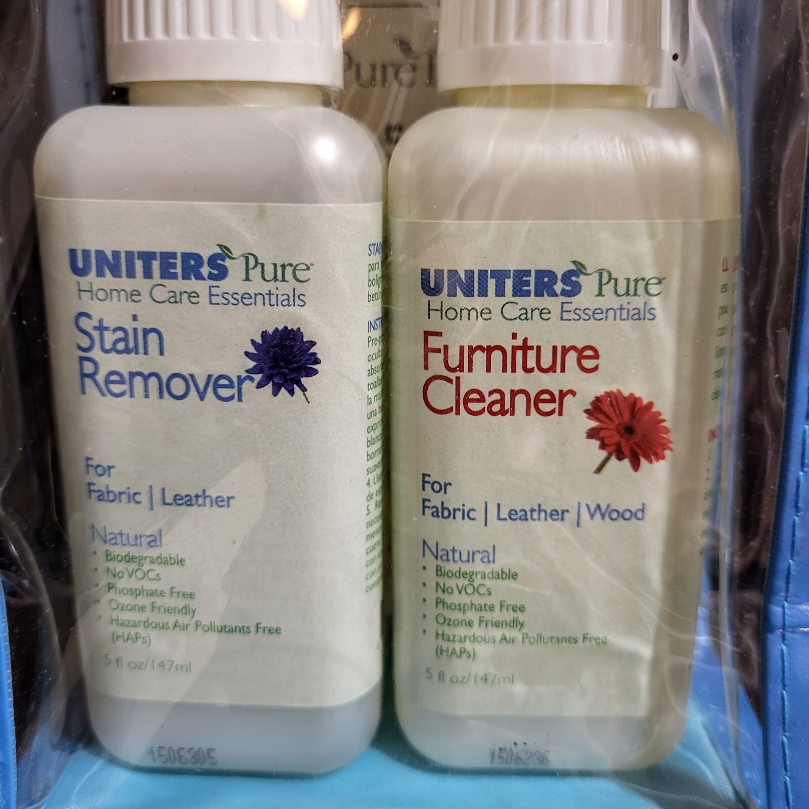 Uniters Pure Home Care Essentials Furniture Cleaner Stain Remover Cleaner 2 Btls