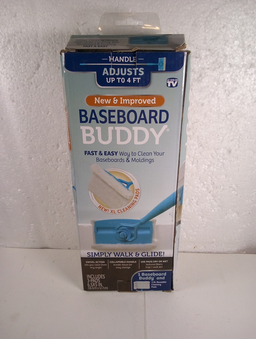 As Seen On TV Baseboard Buddy Extendable Microfiber Duster – BD011124