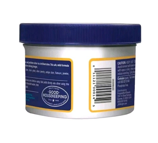 2 PACK Wright’s Silver Cleaner and Polish Cream 8 Ounce