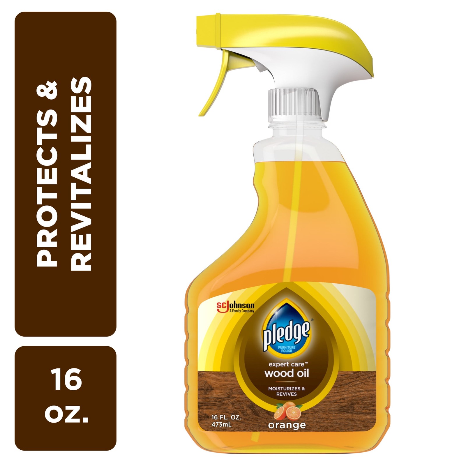 Wood Oil Expert Care Trigger Orange Scent 16 oz Wood Polish Cleaners Liquids