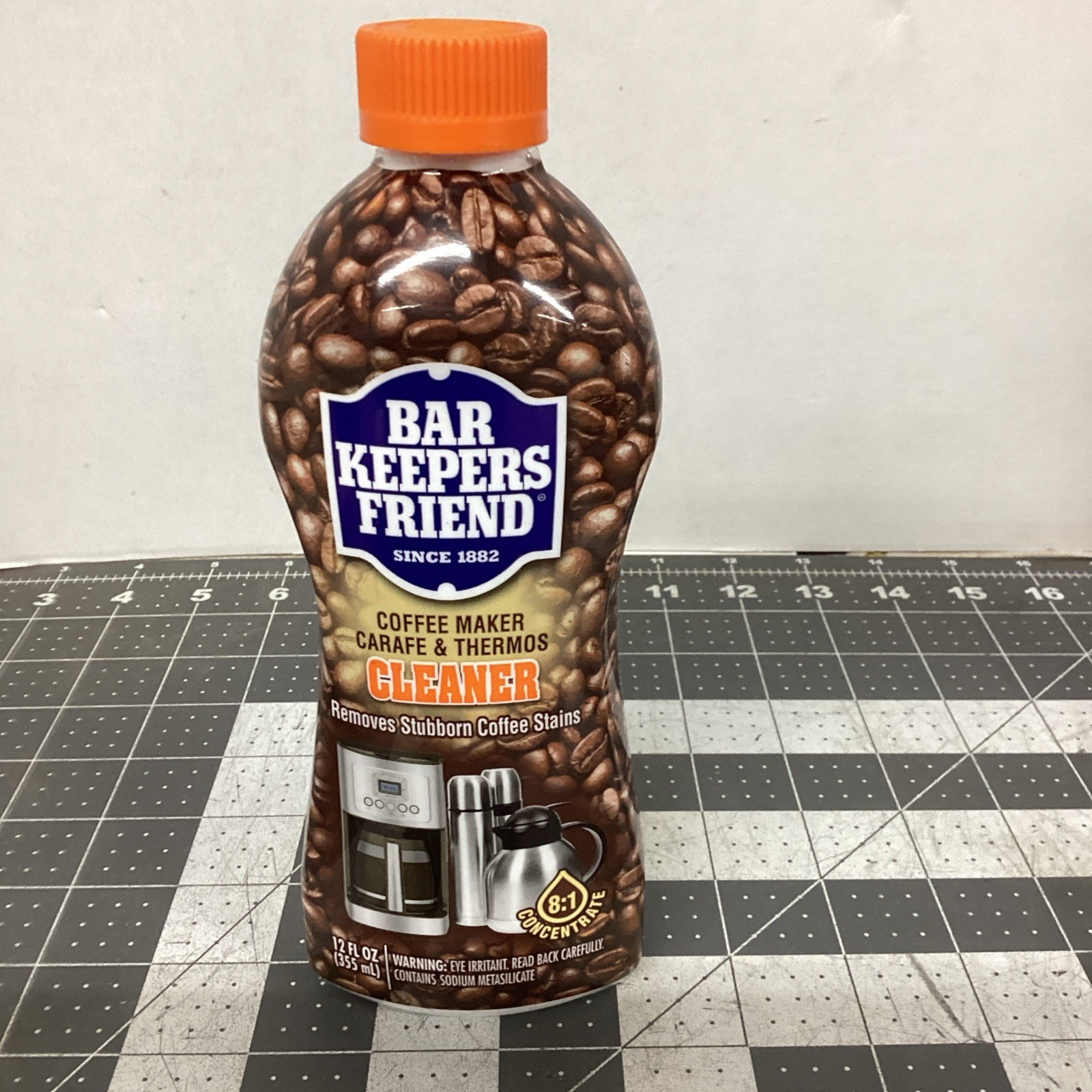 Bar Keepers Friend COFFEE MAKER CARAFE & THERMOS CLEANER 12 fl oz Lot of 3