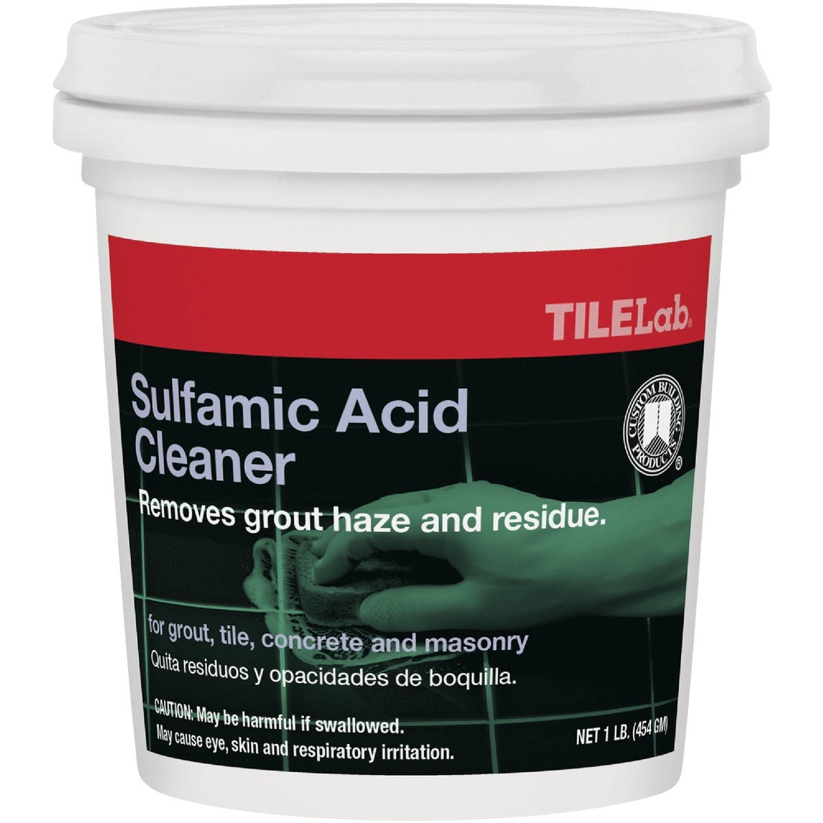 TILELab 1 Lb. Crystals Sulfamic Acid Cleaner TLSACRA1 TILELab TLSACRA1