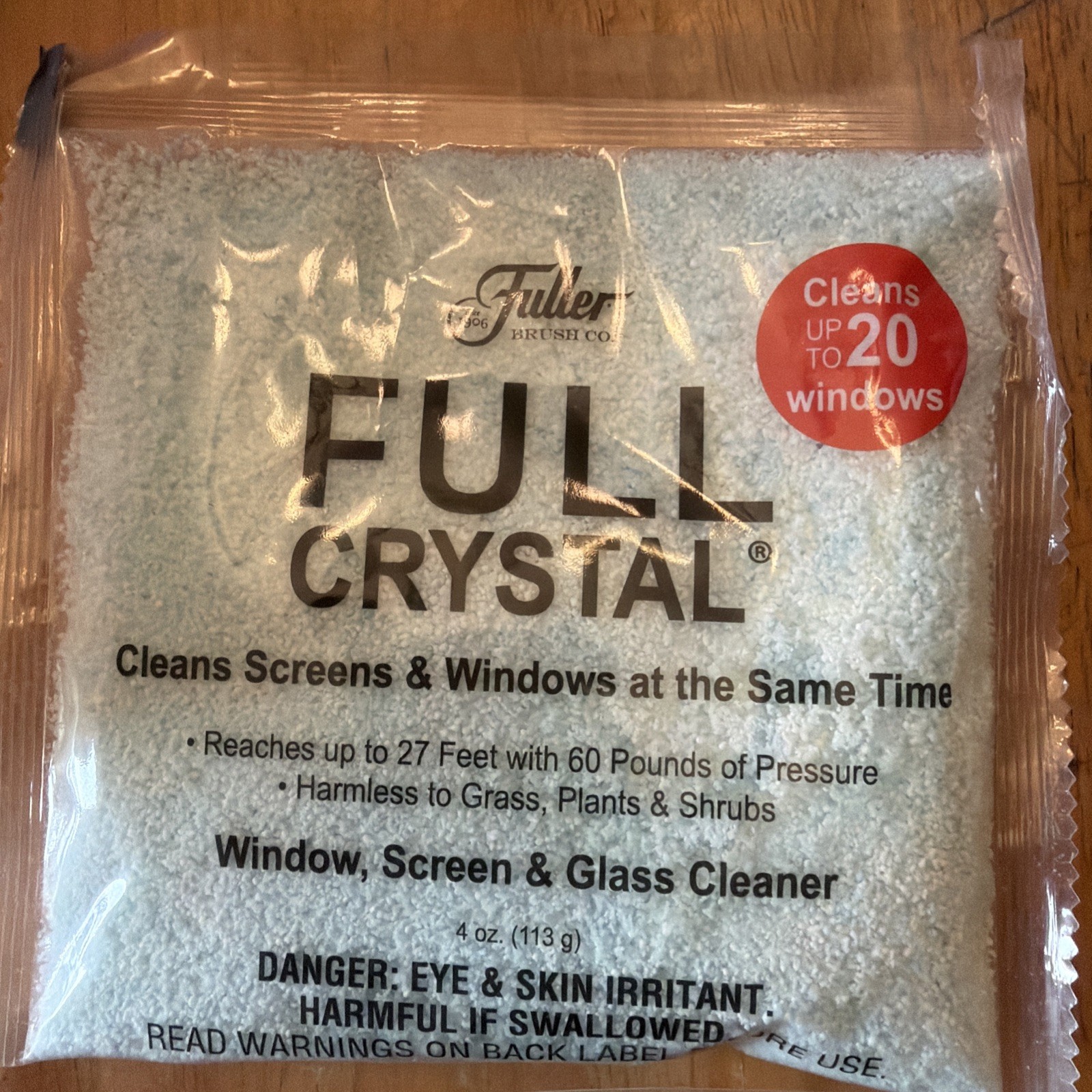Fuller Brush Full Crystal Full Exterior Sprayer, 1 Full Exterior Refill 2 Window