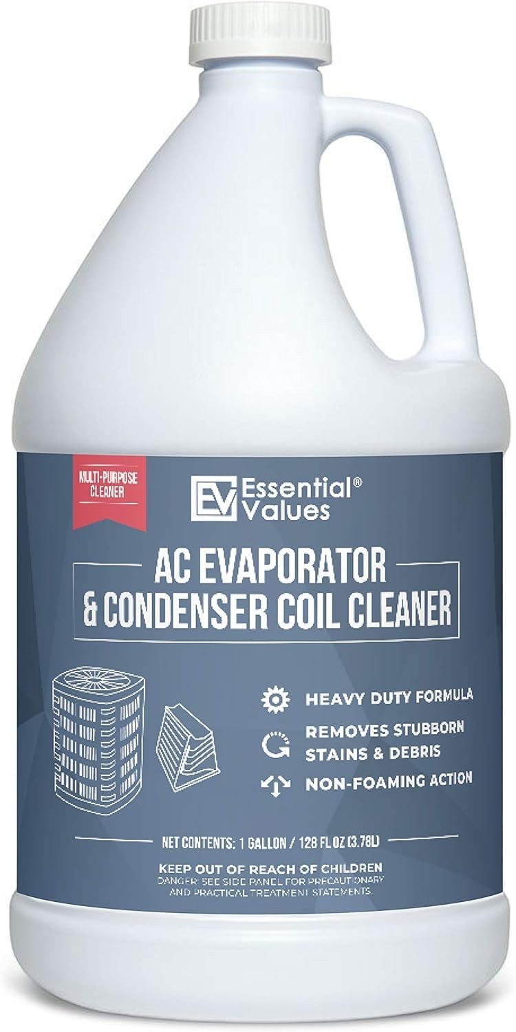 Heavy Duty 128 Oz Non-Acidic AC Cleaner for Commercial & Residential Units