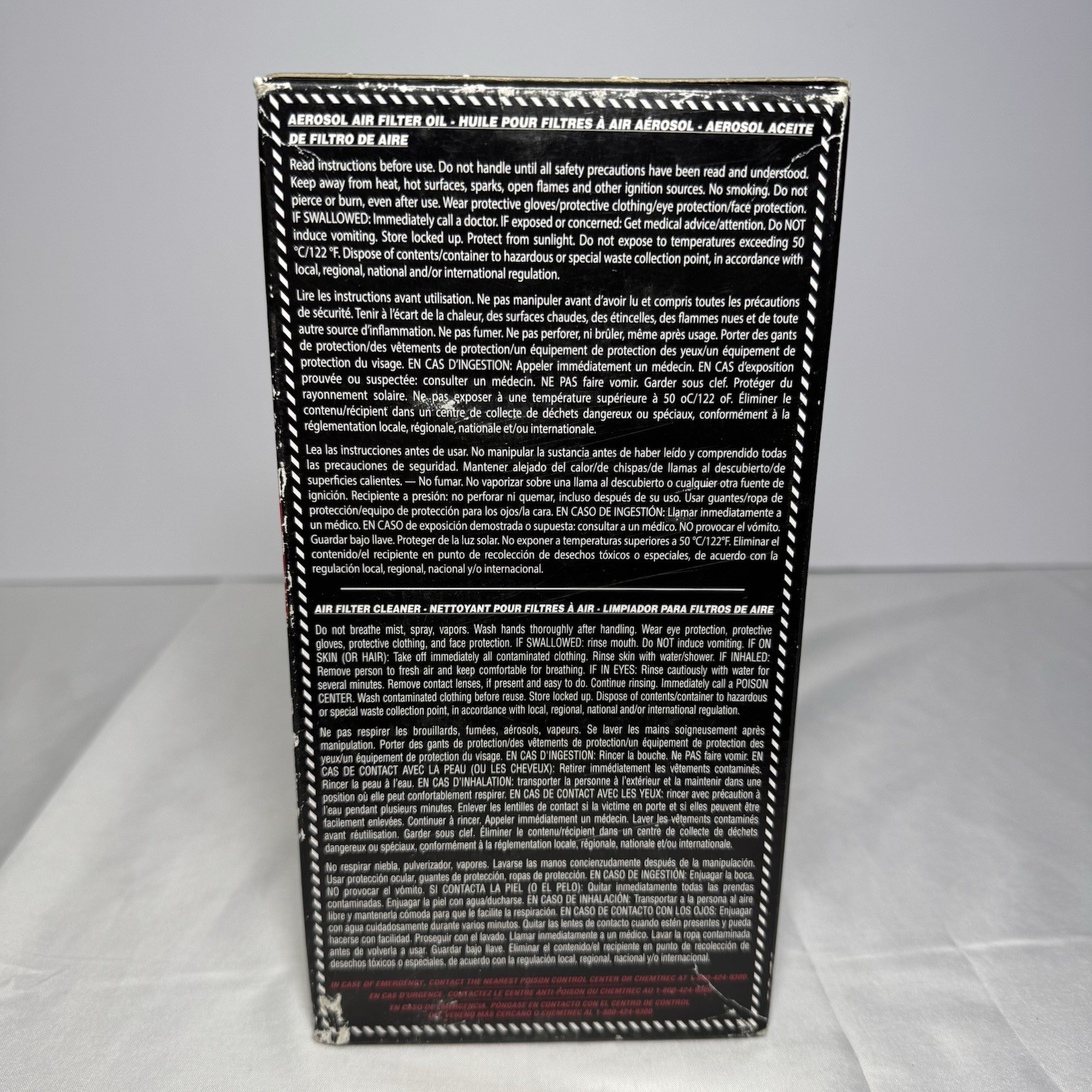 K&N Recharger Kit #99-5000 Air Filter Cleaning Kit Red