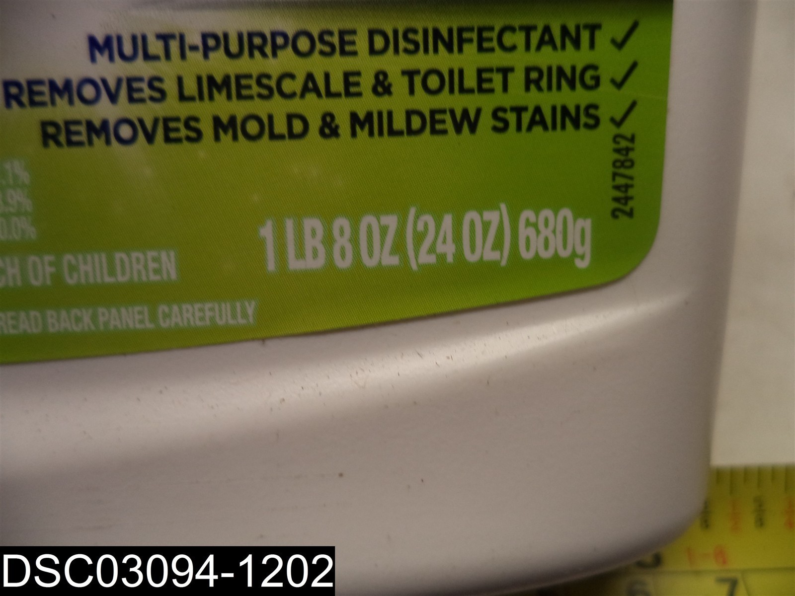 QTY=216oz(9x24oz) 2447843 Soft Scrub Cleanser with Bleach 023400016020